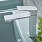 Vado Cameo Lever Basin Mixer & Waste - Matt White
