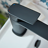 Vado Cameo Lever Low-Pressure Mini Basin Mixer & Waste - Matt Black