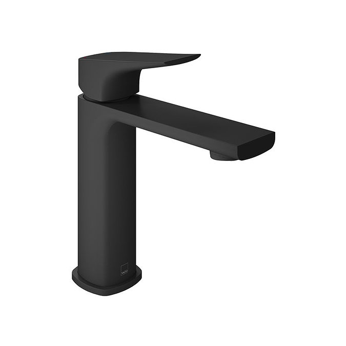 Vado Cameo Lever Mono Basin Mixer Tap - Matt Black