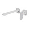 Vado Cameo Lever Wall Mounted Basin Mixer - Matt White
