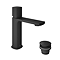 Vado Cameo Leverless Basin Mixer & Waste - Matt Black