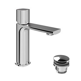 Vado Cameo Leverless Low‑Pressure Basin Mixer & Waste - Chrome