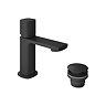 Vado Cameo Leverless Low-Pressure Mini Basin Mixer & Waste - Matt Black