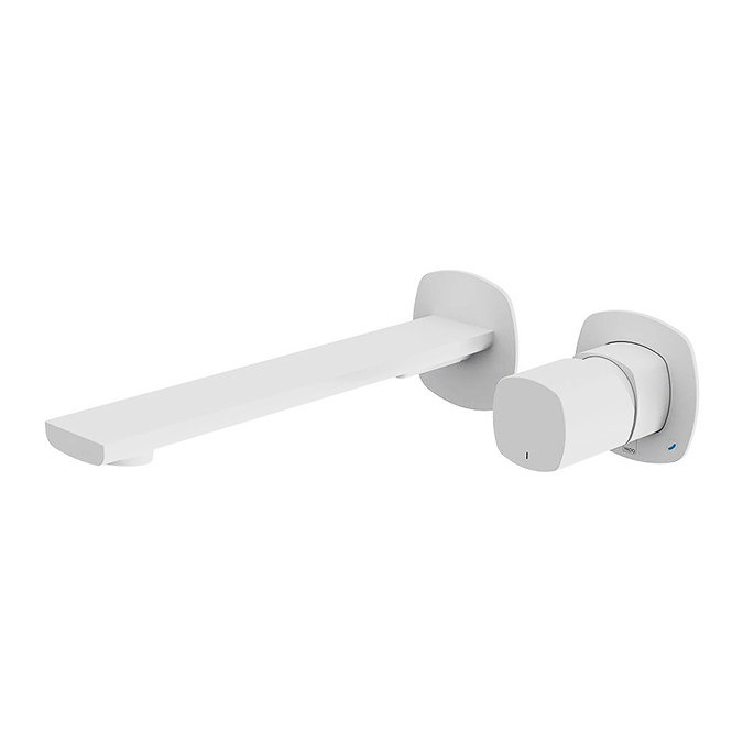 Vado Cameo Leverless Wall Mounted Basin Mixer - Matt White