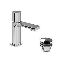 Vado Cameo Leverless Mini Basin Mixer & Waste - Chrome