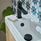 Vado Cameo Leverless Mini Basin Mixer & Waste - Matt Black