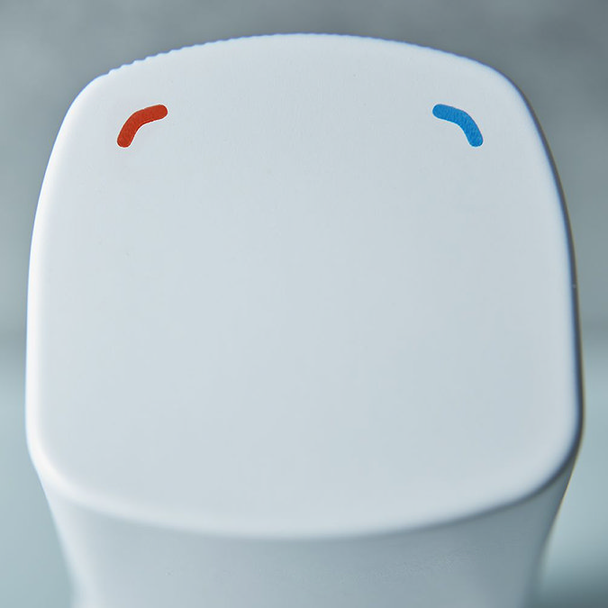 Vado Cameo Leverless Mono Basin Mixer Tap - Matt White