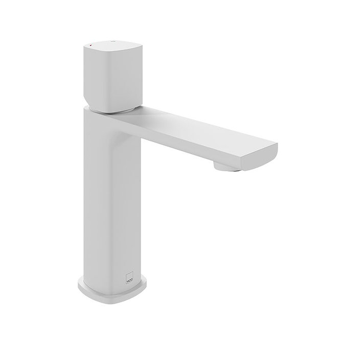 Vado Cameo Leverless Mono Basin Mixer Tap - Matt White
