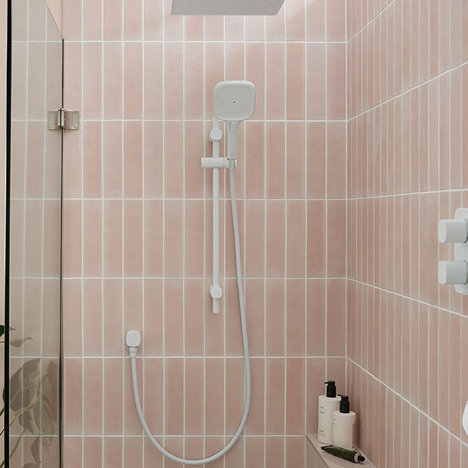 Vado Cameo Shower Pack with Multi Function Handset - Matt White