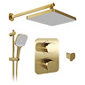 Vado Cameo Shower Pack with Multi Function Handset - Satin Brass