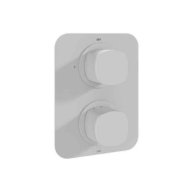 Vado Cameo Single Outlet Concealed Thermostatic Shower Valve - Matt White