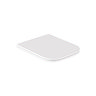 Vado Cameo Slimline Soft Square Toilet Seat - White