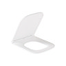 Vado Cameo Slimline Soft Square Toilet Seat - White