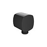 Vado Cameo Soft Square Wall Outlet - Matt Black