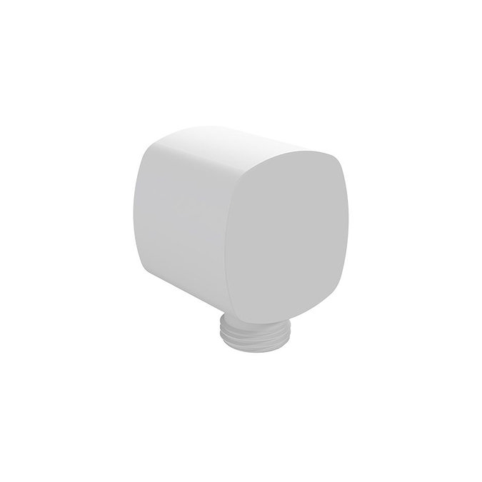 Vado Cameo Soft Square Wall Outlet - Matt White
