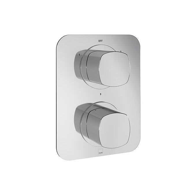 Vado Cameo Triple Outlet Concealed Thermostatic Shower Valve - Chrome