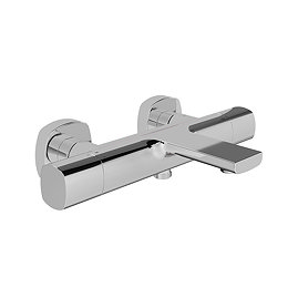 Vado Cameo Wall Mounted Thermostatic Exposed Bath Shower Mixer - Chrome