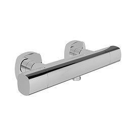 Vado Cameo Wall Mounted Thermostatic Exposed Shower Bar Valve - Chrome