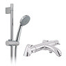 Vado Celsius Thermostatic Bath Shower Mixer Tap + Slider Shower Rail Kit