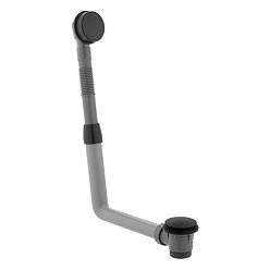 Vado Clic-Clac Bath Waste & Overflow - Matt Black