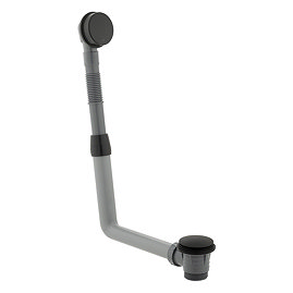 Vado Clic-Clac Bath Waste & Overflow - Matt Black