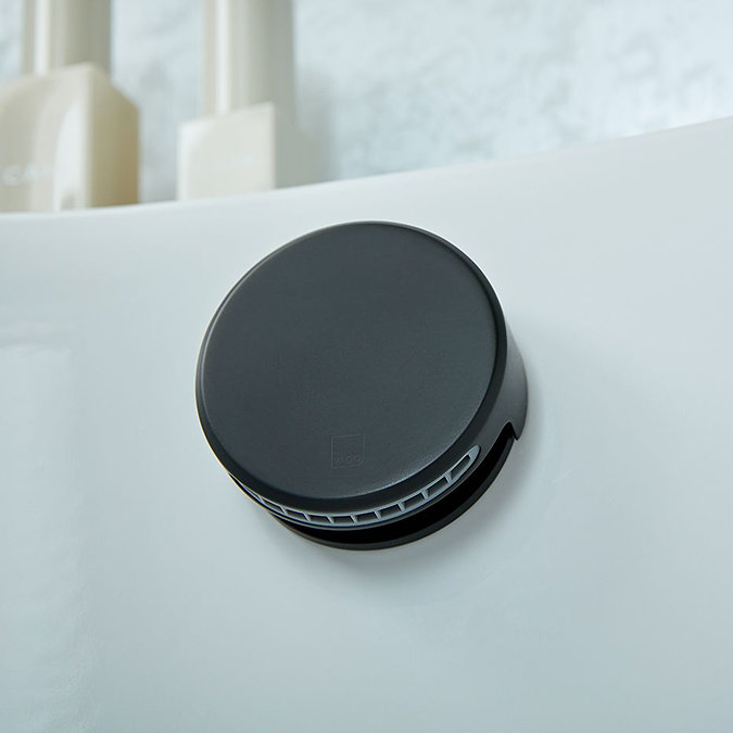 Vado Click Clack Bath Filler Waste & Overflow - Matt Black