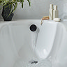 Vado Click Clack Bath Filler Waste & Overflow - Matt Black