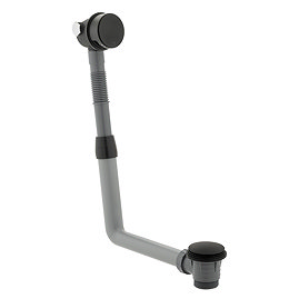 Vado Click Clack Bath Filler Waste & Overflow - Matt Black