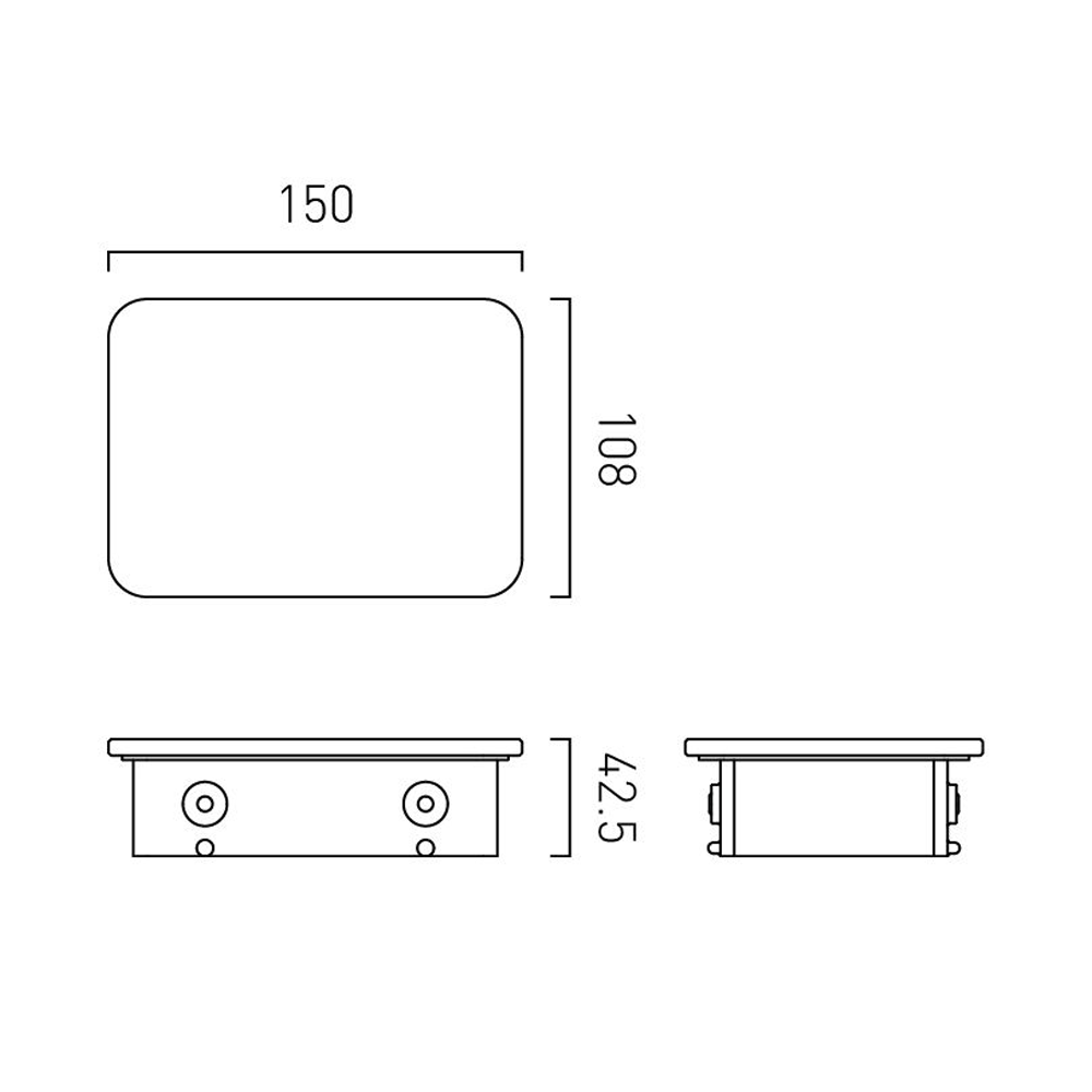 Vado Muse 150mm Glass Shelf Insert - Matt White
