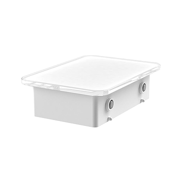 Vado Muse 150mm Glass Shelf Insert - Matt White