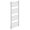 Vado Muse Round Heated Towel Rail -500 x 1200mm - Matt White