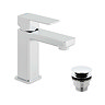 Vado Phase Smooth Bodied Mono Basin Mixer With Ecoturn Technology + Universal Basin Waste