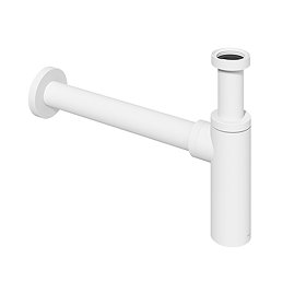 Vado Round Basin Bottle Trap - Matt White
