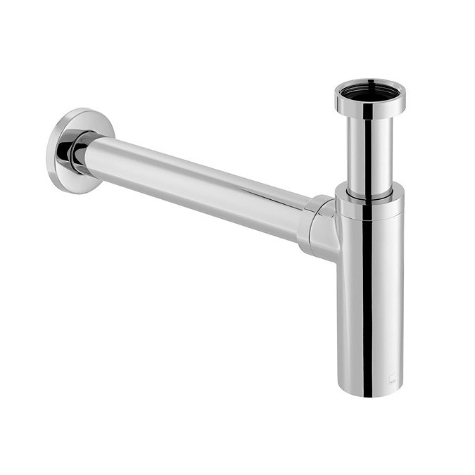 Vado Round Basin Bottle Trap - Chrome