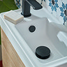 Vado Universal Click-Clack Basin Waste - Matt Black