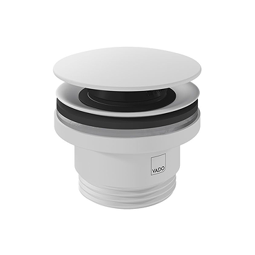 Vado Universal Click-Clack Basin Waste - Matt White