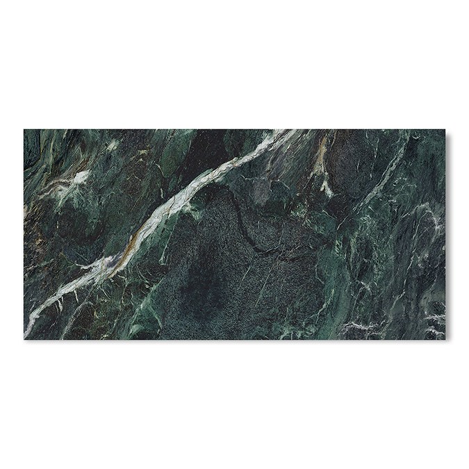 Vaida Large Format Green Marble Effect Wall and Floor Tiles - 600 x 1200mm
