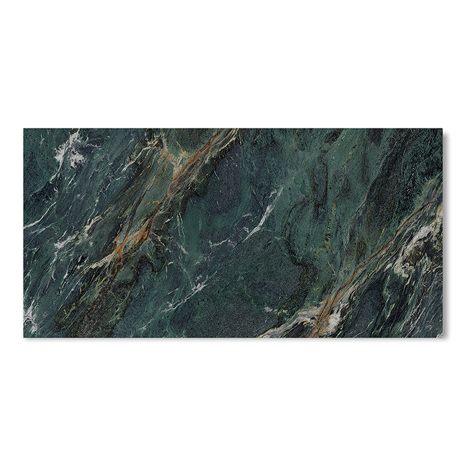 Vaida Large Format Green Marble Effect Wall and Floor Tiles - 600 x 1200mm