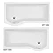 Valence Ceramic 9 Piece Bathroom Suite - Left/Right Hand Option Profile Large Image