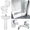 Valence Ceramic 9 Piece Bathroom Suite - Left/Right Hand Option Large Image