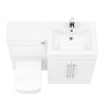 Valencia 1100mm Bathroom Combination Suite Unit with Basin + Square Toilet  In Bathroom Large Image