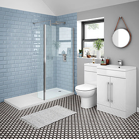 Valencia RH 1100 Vanity Unit Suite + Walk In Enclosure Large Image