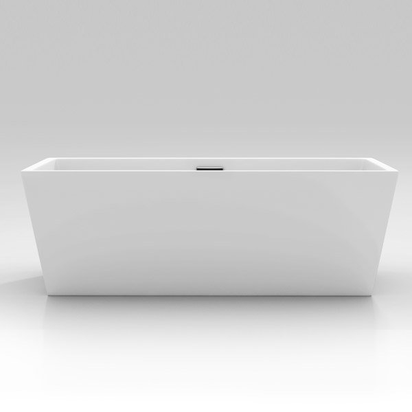 Valencia 1500 Luxury Modern Square Double Ended Freestanding Bath - FSB024 Feature Large Image