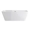 Valencia 1615 Square Modern Freestanding Bath Profile Large Image