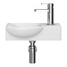 Valencia Wall Hung Basin (500mm Wide - Gloss White)