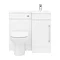 Valencia 900mm Combination Bathroom Suite Unit + Round Toilet  additional Large Image