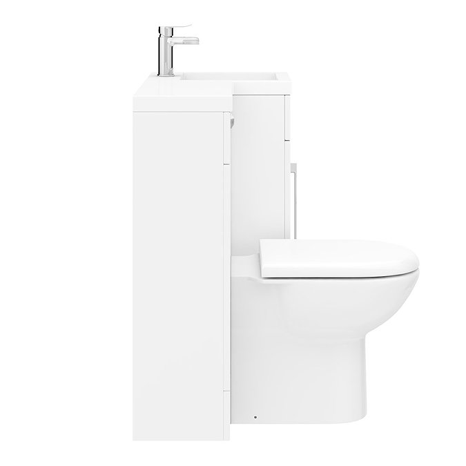 Valencia 900mm Combination Bathroom Suite Unit + Round Toilet  Newest Large Image