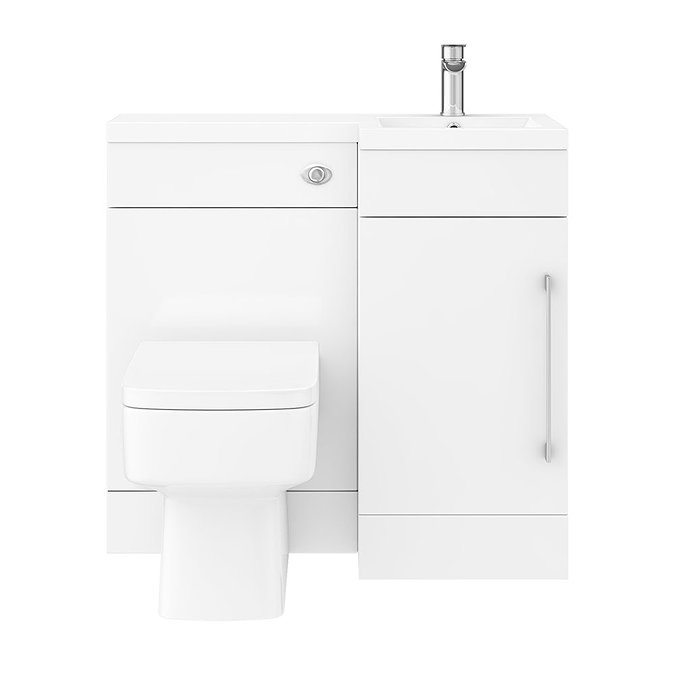 Valencia 900mm Combination Bathroom Suite Unit + Square Toilet  additional Large Image