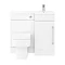 Valencia 900mm Combination Bathroom Suite Unit + Square Toilet  additional Large Image