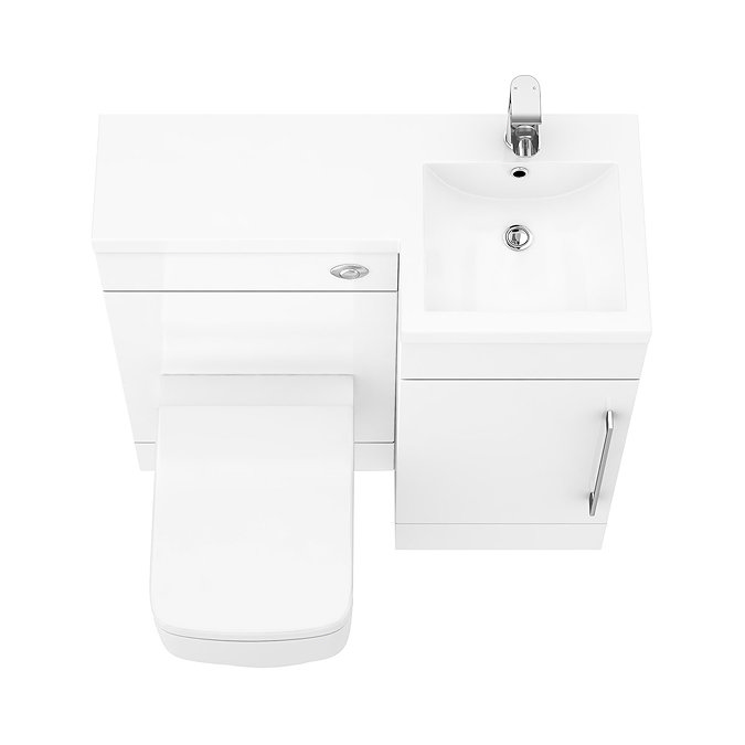 Valencia 900mm Combination Bathroom Suite Unit + Square Toilet